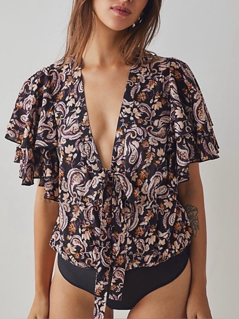 Intimately Free People Call Me Later Bodysuit, Size M